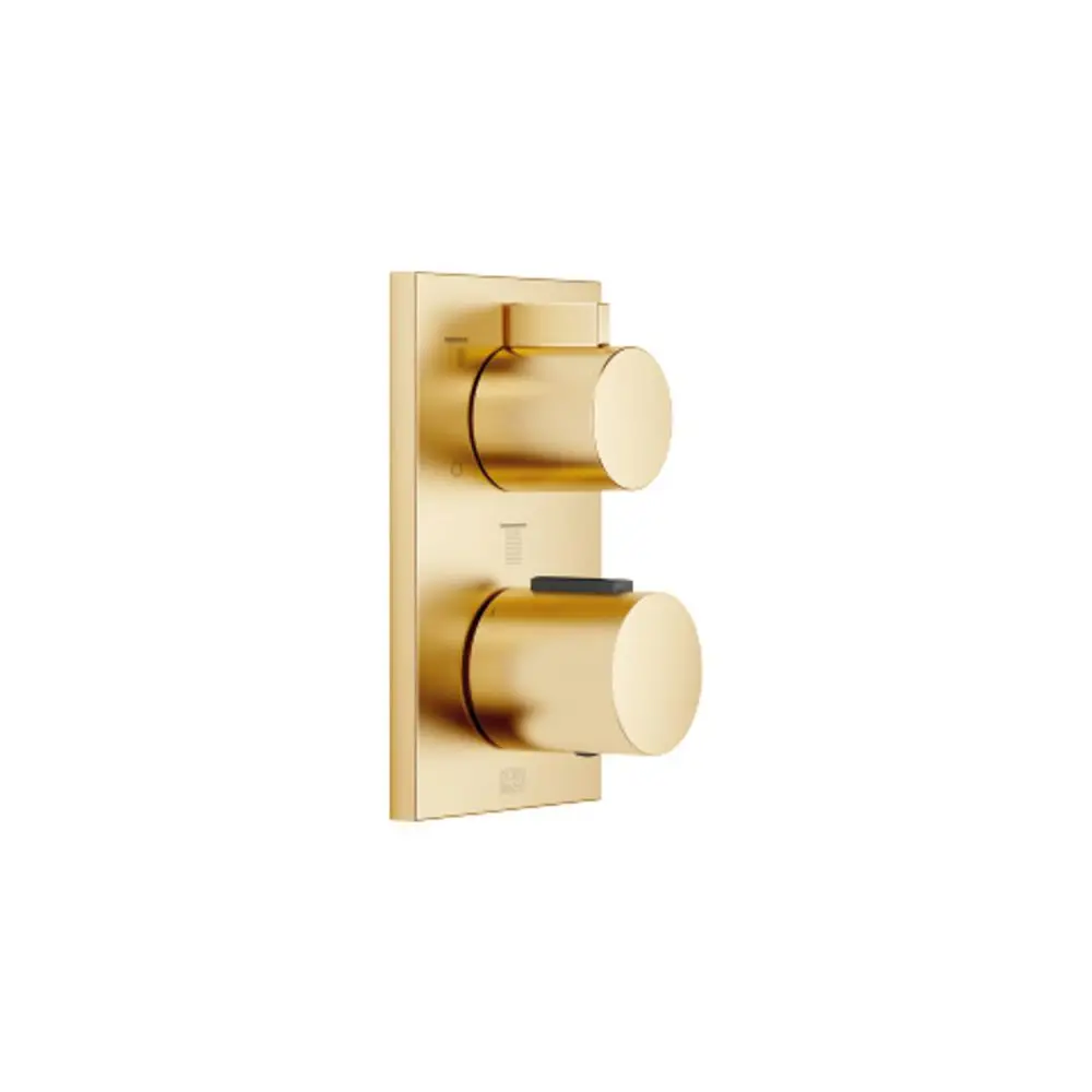 DORNBRACHT UP-Thermostat mit Dreiwege-Mengenregulierung SERIENSPEZIFISCH 36427670 Messing gebürstet (23kt Gold), 36427670-28 Galeriebild 1